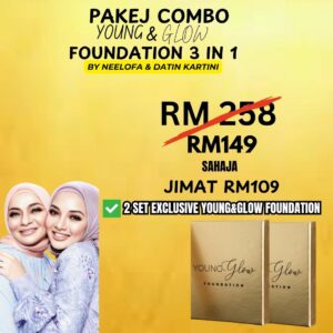 Pakej Combo Young & Glow 2 Set + 1 Freegift